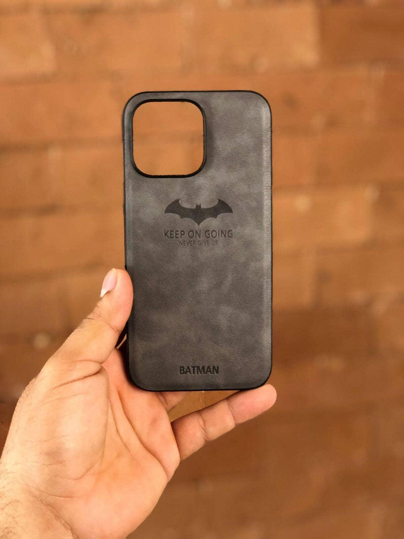 Capa de Couro Luxo Batman  para iphones