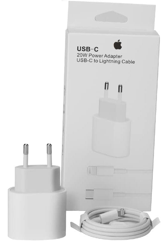 Carregador USB-C Tipo C 20W Fonte + Cabo Para Iphone 11 12 13 14 Pro SE XR HM Celulares 