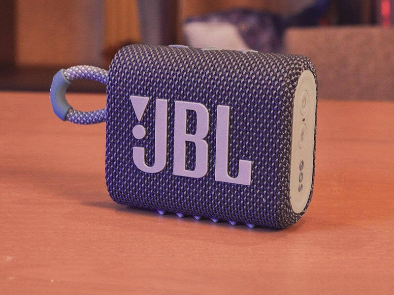 JBL Go 3: Alto-falante portátil com Bluetooth, bateria embutida, recurso à prova d'água e poeira - preto - HM Celulares